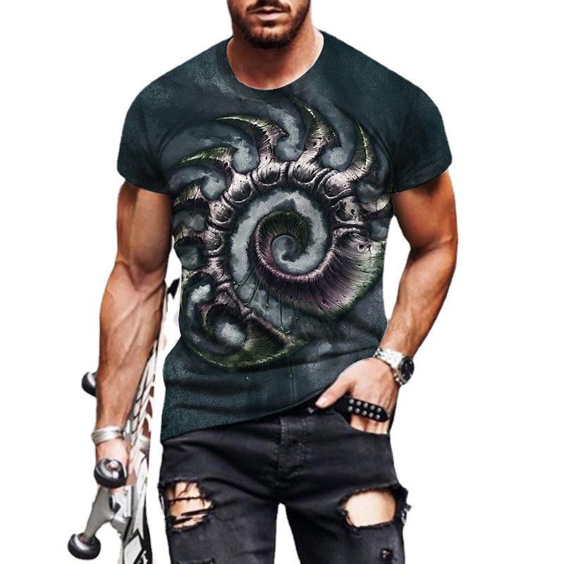 Мужская футболка с принтом в виде подсолнуха 3D Digital Printed — фото 6