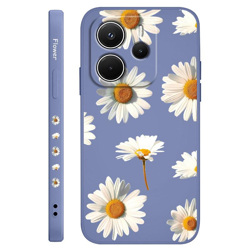Gilded Sunflowers Phone Case For Xiaomi Redmi Note 14 13 12 12S 11 11S 10 10S 9 9S 14C Pro Plus 4G 5G Liquid Silicone Cover