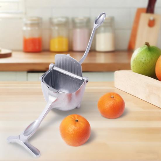 Yousheng Manual Fruit Press Juicer Heavy-Duty Metal Juice Extractor for Citrus Pomegranate Easy Squeeze Lemon Squeezer for Home Use
