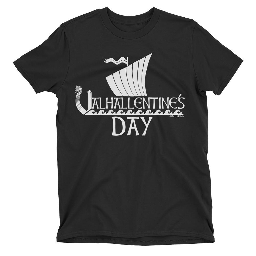 

День святого Валентина Вальгаллы Унисекс Футболка Парная Валентинка Лодка Викинг M