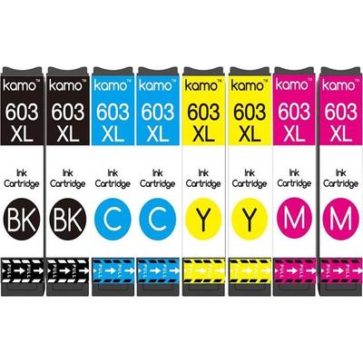 LIWI-603 XL Pack of 8 Ink Cartridges Compatible with Epson 603 603XL Cartridge, for Expression Home XP-2100 XP-2105 XP-31[947]