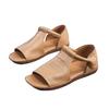 Retro Hong Kong style design sandals New summer casual flat heel bag heel open toe non-slip sandals