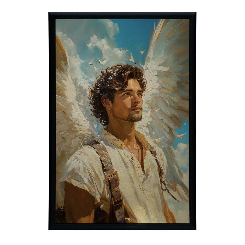 Affisch Lugnt Ängla Leende Affisch Lugnt Ängla Leende, 70X100 Cm, Utan Ram, Matt Papper 230 Gsm