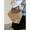 Autumn and Winter Large Capacity Bag for Women New Retro PU Matte Water Bucket Bag Niche Design Shoulder Bag Tote Bag