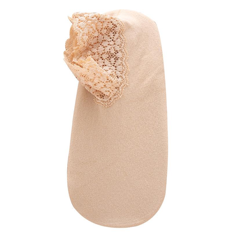 Women's Autumn Winter Thickened Warm Fleece Socks Lace Ankle Socks Non-slip Floor Socks