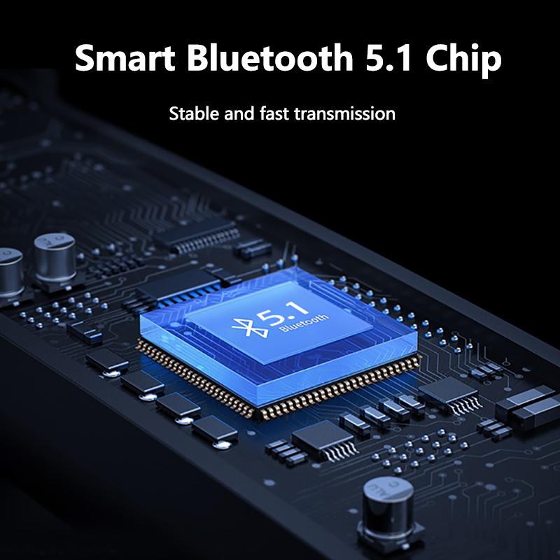 VAORLO Vezeték nélküli fülbe helyezhető fejhallgató mélynyomó HiFi Stereo Muisc digitális kijelzős fülhallgató Smart Touch Zajszűrő fejhallgató