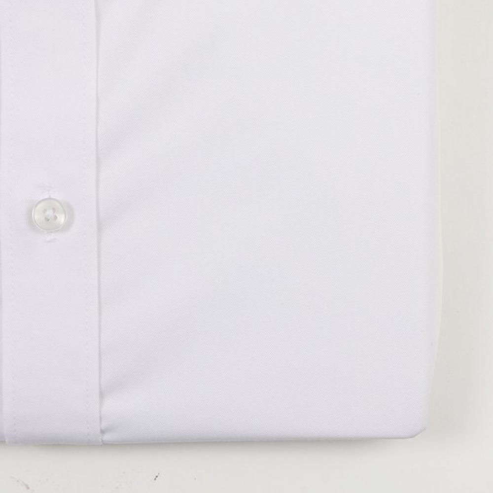Renoma Wrinkle Free Pocketless Comfortable Modal Filafil Stretch White Long Sleeve Shirt Rzrsg0002 Wh