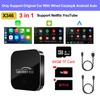 Car Video Box Carplay Ai Box Wireless CarPlay Android Auto Smart TV Box Car Intelligent System WIFI for Netflix YouTube Options