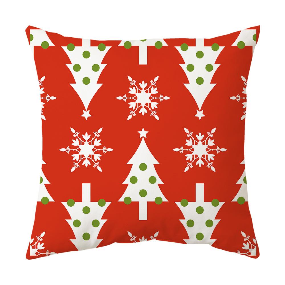 Christmas Pillow Cushion Pillow Cover Printed Pillow Cover Cushion Cover Home Holiday Gift Sofa