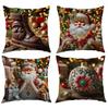 Christmas Printed Cushion Cover Series New Home Sofa Decoration Cushion Cover Bedroom Cushion Cover