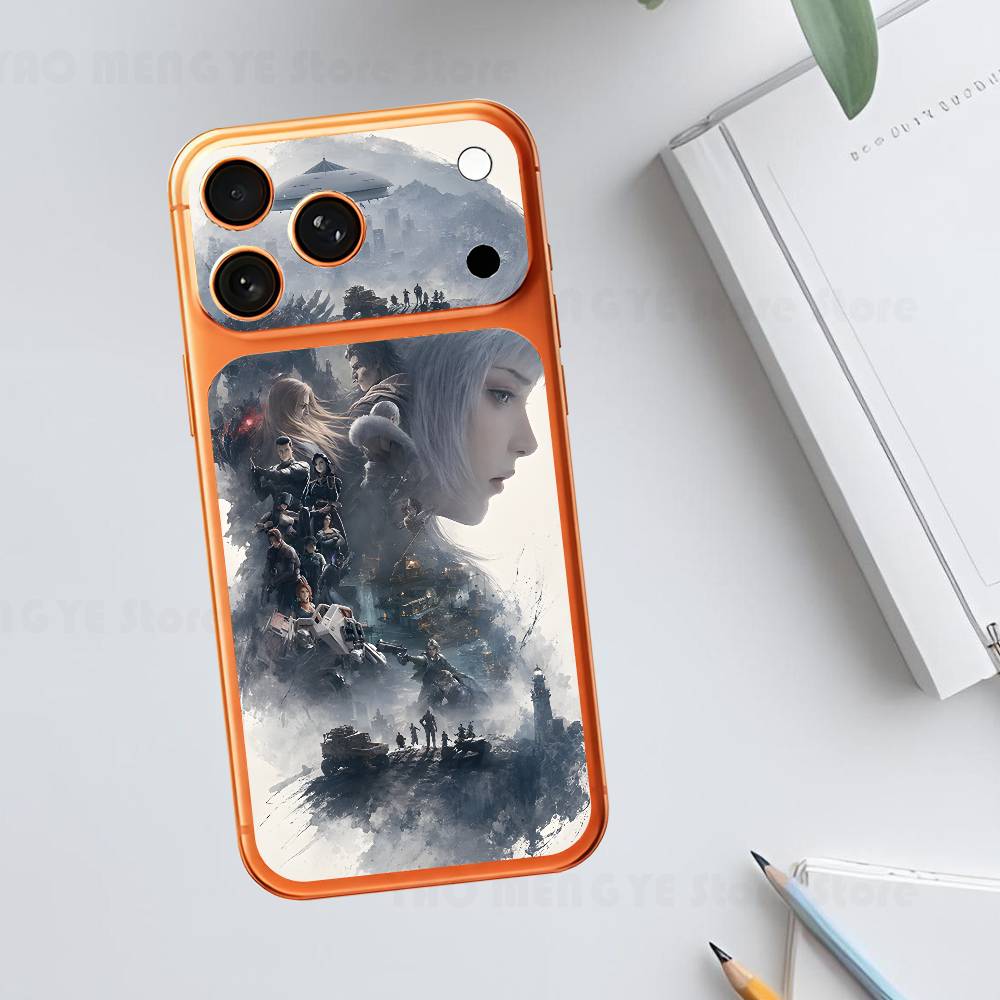 

Ling C-Cage I-Incarnation For Iphone 17 Pro ProMax Back Protective Decorative Sticker Back Cover 17PM