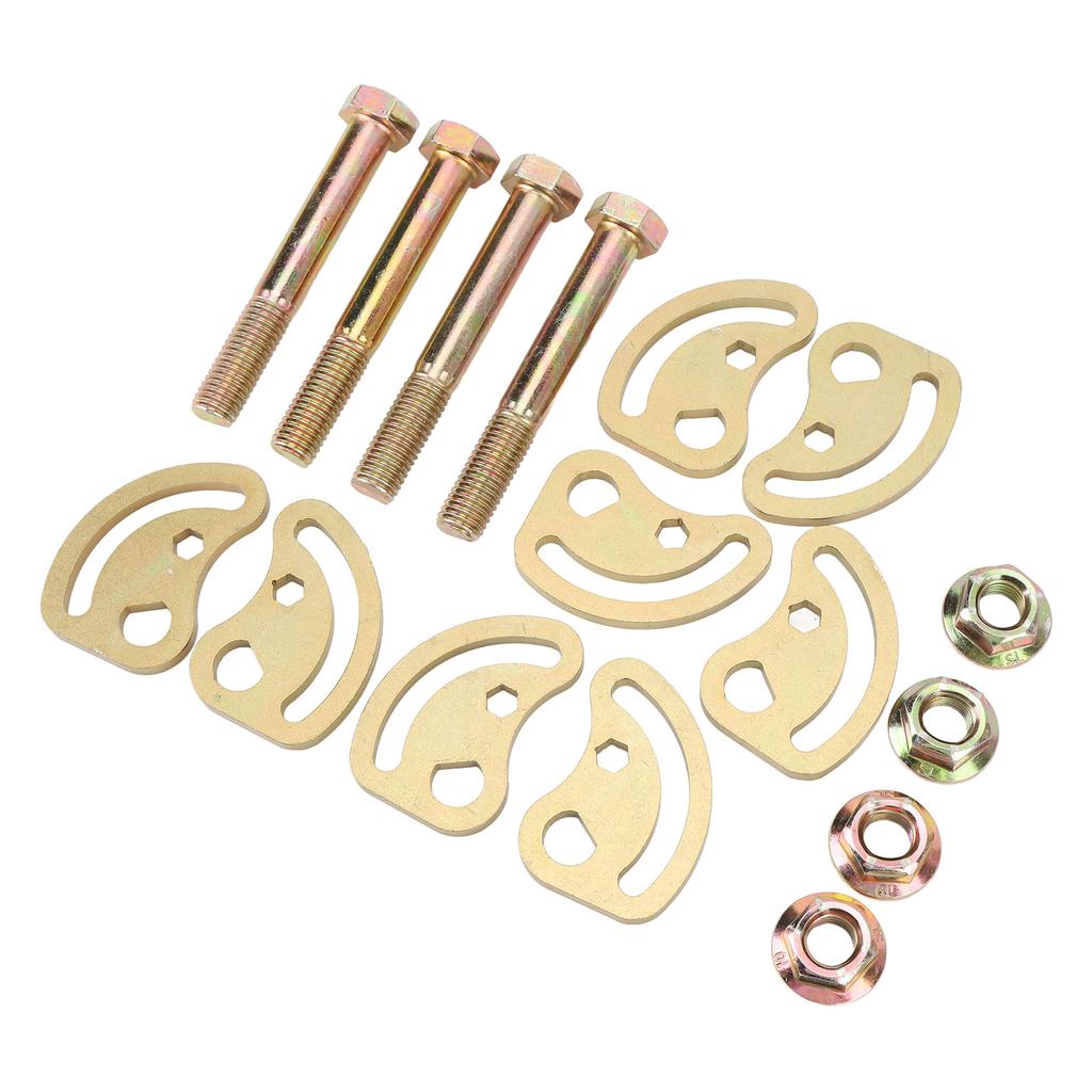 4 Sets Alignment Caster Camber Bolt Adjusting Kit K100026 Alignment Camber Bolt Kit for XL 1500 2500