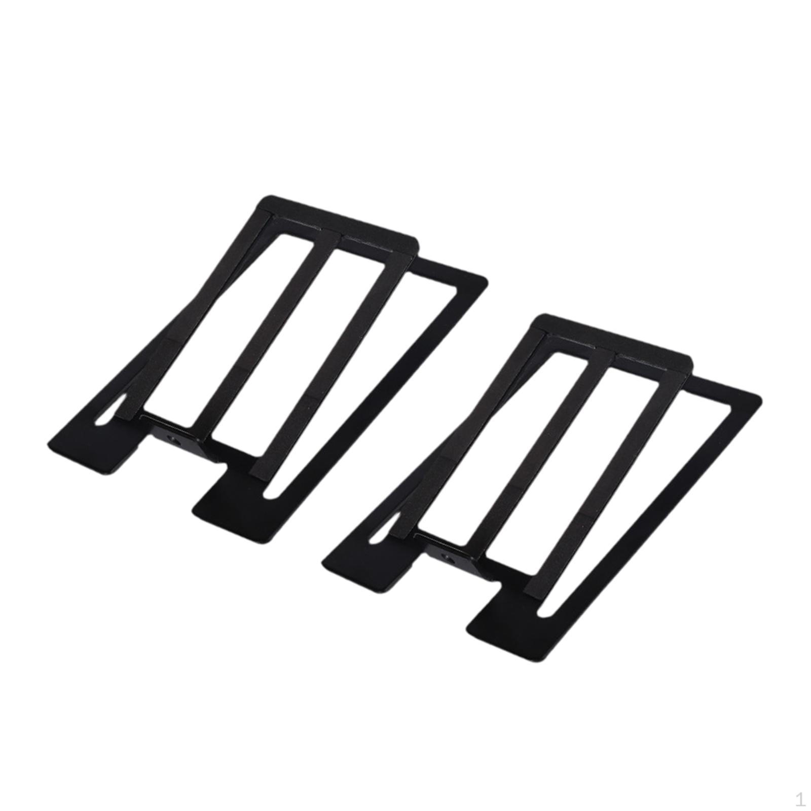 

2x Настольная подставка для колонок Основание Маленькая стойка Отдельно стоящая Универсальная Устойчивая Настольное крепление Держатель для