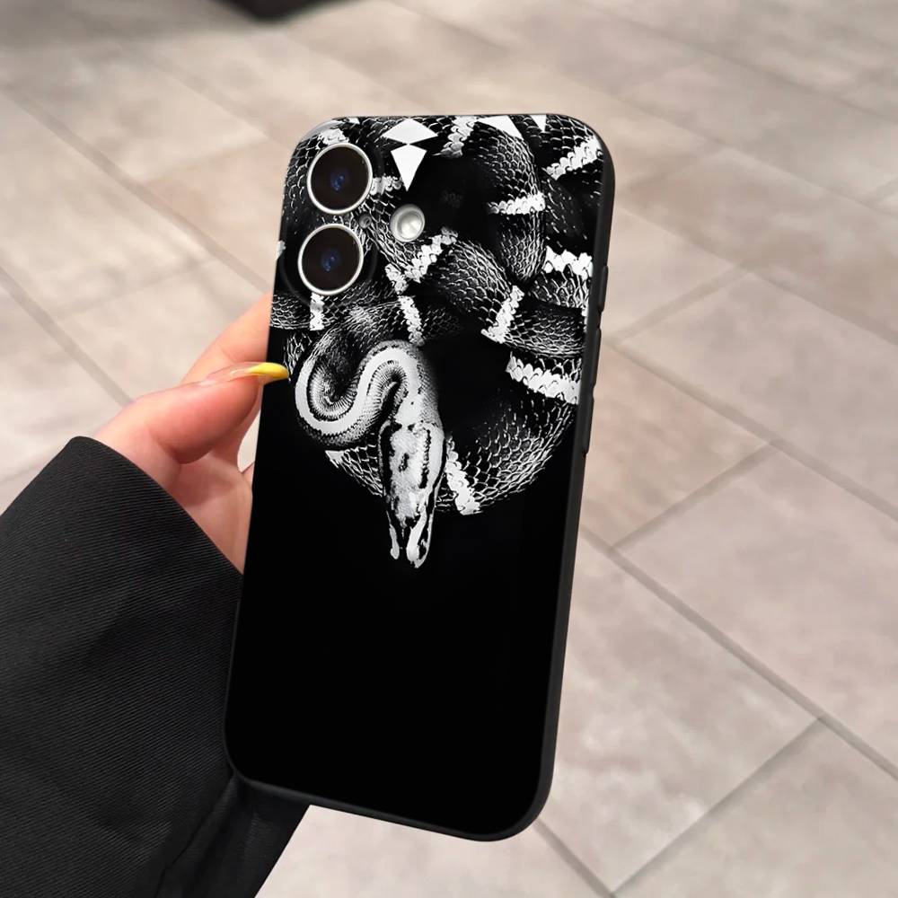 M-MARCELO B-BURLON For IPhone 17 16 15 14 13 12 11 Pro Max 13 17Air Shockproof Soft Phone Cases Coque