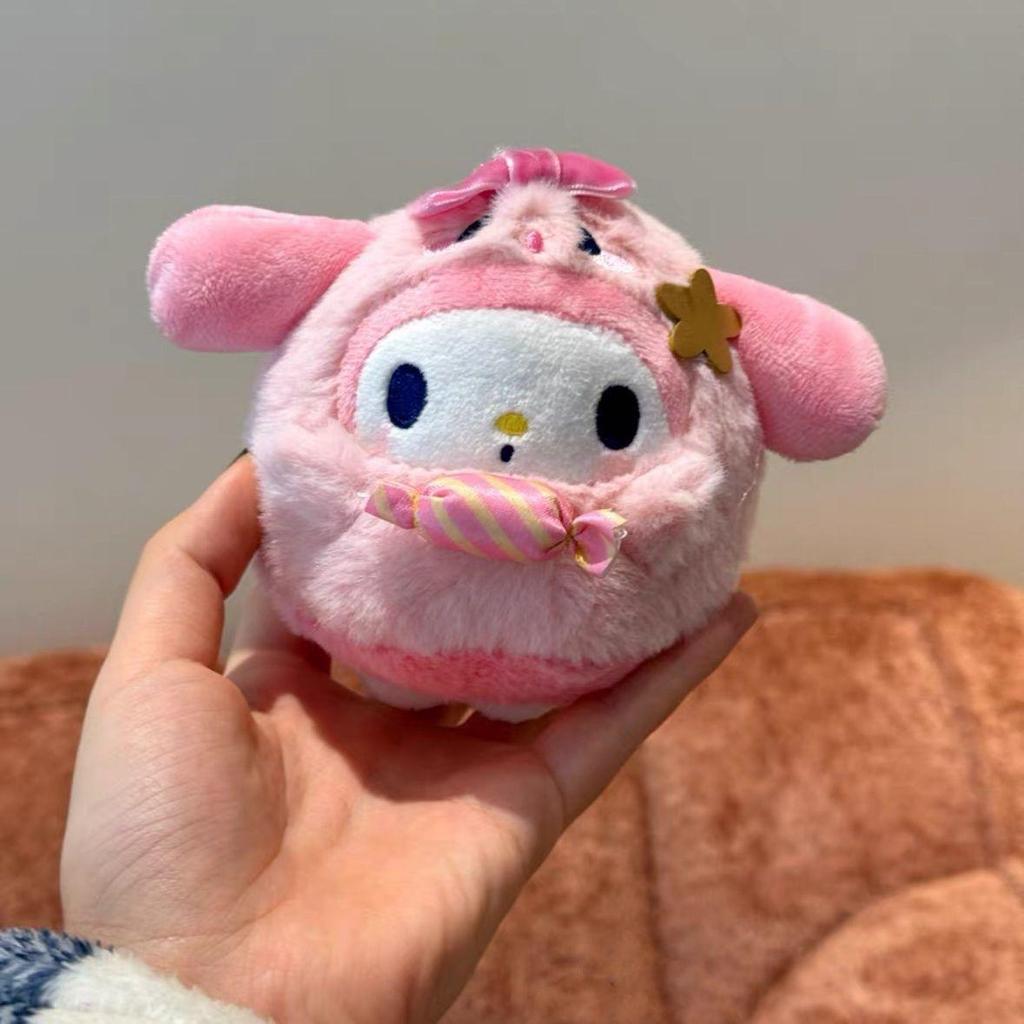 Cartoon Halloween Ghost Candy Kuromi & My Melody Plush Pendant Gift