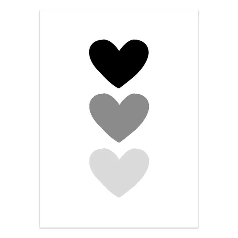Black White Couple Line Wall Art Canvas Painting Line Drawing Hand Love Kiss Posters and Prints Nordic Picture Living Room Decor