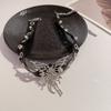Adjustable PU Leather Collar Necklace Fashion Butterfly Neck Chain Punk Necklace Choker Rock Jewelry for Women Girls