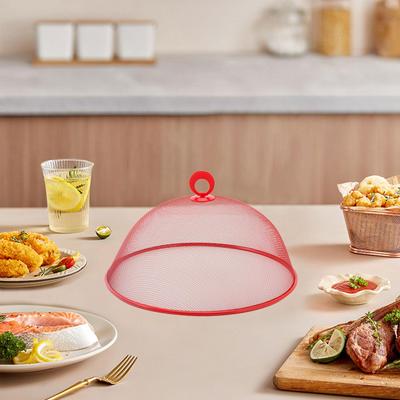 Dome Food Cover with Metal Mesh for Outdoor Use