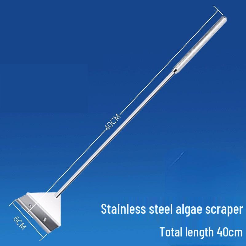 Algae Scraper & Cleaner for Aquariums - Plant Tank Brush & Remover