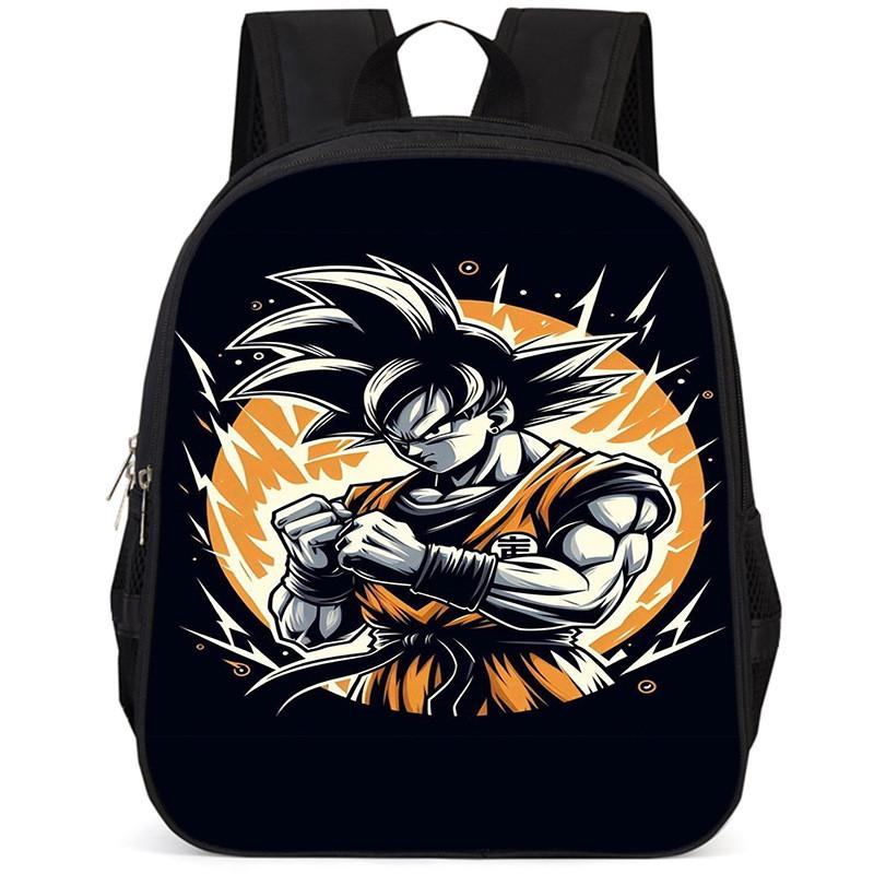Durable Oxford Cloth Dragon Ball Backpack For Boys And Girls 15-inch Capacity