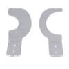 2Pack Wall Mount Sword Display Hanger Hanging Acrylic Holder Rack   for