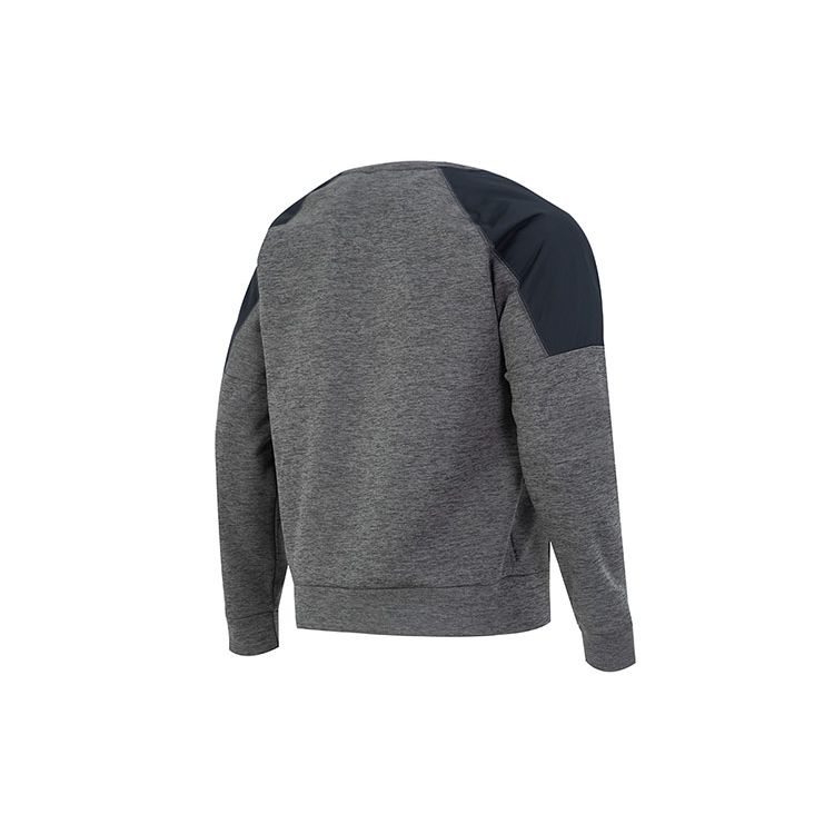 Nike Therma Novelty Crew Logo Print Sport Casual Pullover Sweatshirt Men Tops Brown DQ4855-071