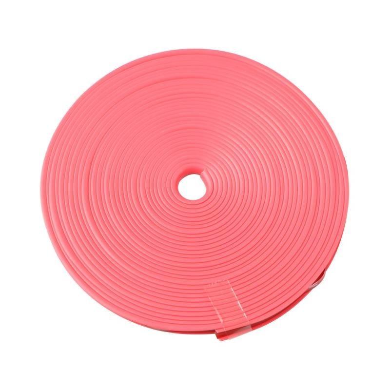 

Universal Car Wheel Rim Decorative Strips Durable Tire Protection Bands Rubber Material розовый