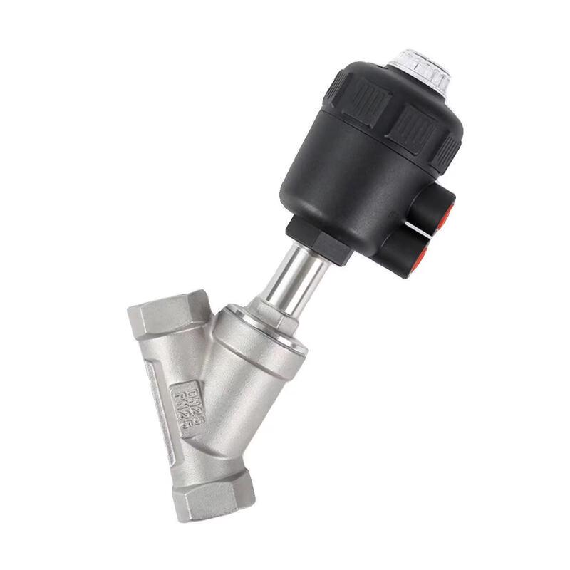 Pneumatic Threaded Angle Seat Valve