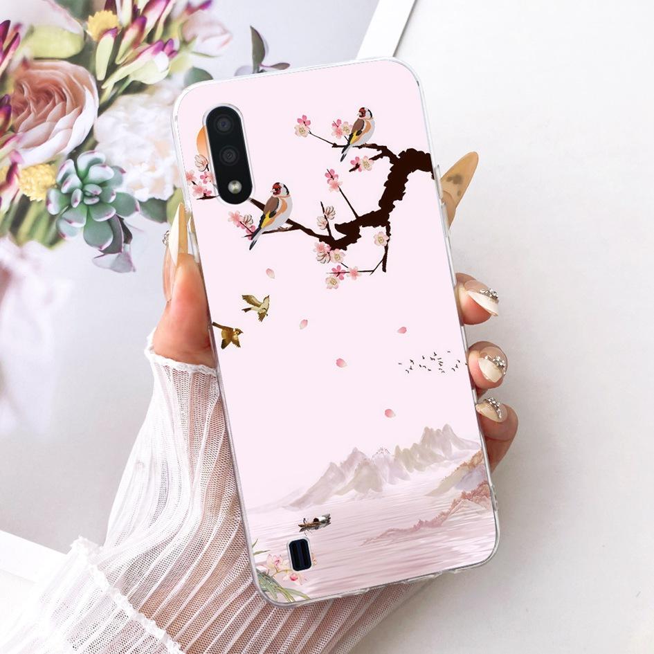 For Cover Smasung Galaxy A01 Case M01 SM-A015F Funda Fashion Dragon Cartoon Soft Slim Silicone Bumper For Samsung A01 Core Coque