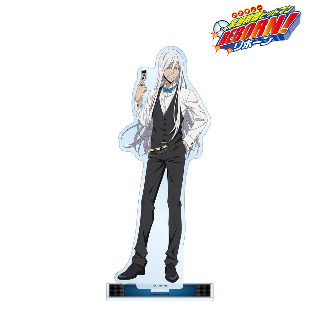 Katekyo Hitman Original Illustration Superbi Squalo Years Casino Big Acrylic Stand REBORN! [10 Later] Ver.