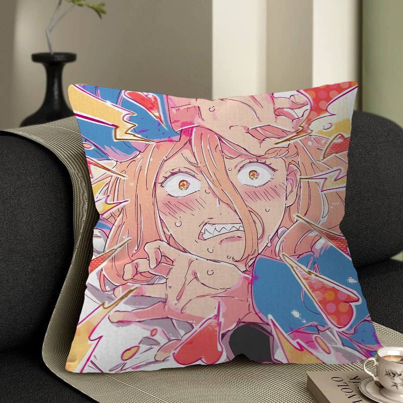 Power Comic Character Cushion Cover Pillowcase Upholstery Sofa Throw Pillow Home Decor Pillowcas