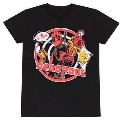 Deadpool Koszulka unisex dla dorosłych z odznaką