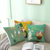 Easter Bunny Pillowcase Happy Easter Decoration For Home Easter Rabbit Eggs Cushion Cover Decorative Pillow Case Easter Gift