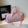 Lightweight Fashion Travel Bag - Unisex Sports, Swim & Fitness Handbag with Wet/Dry Compartments, Attachable To Suitcase