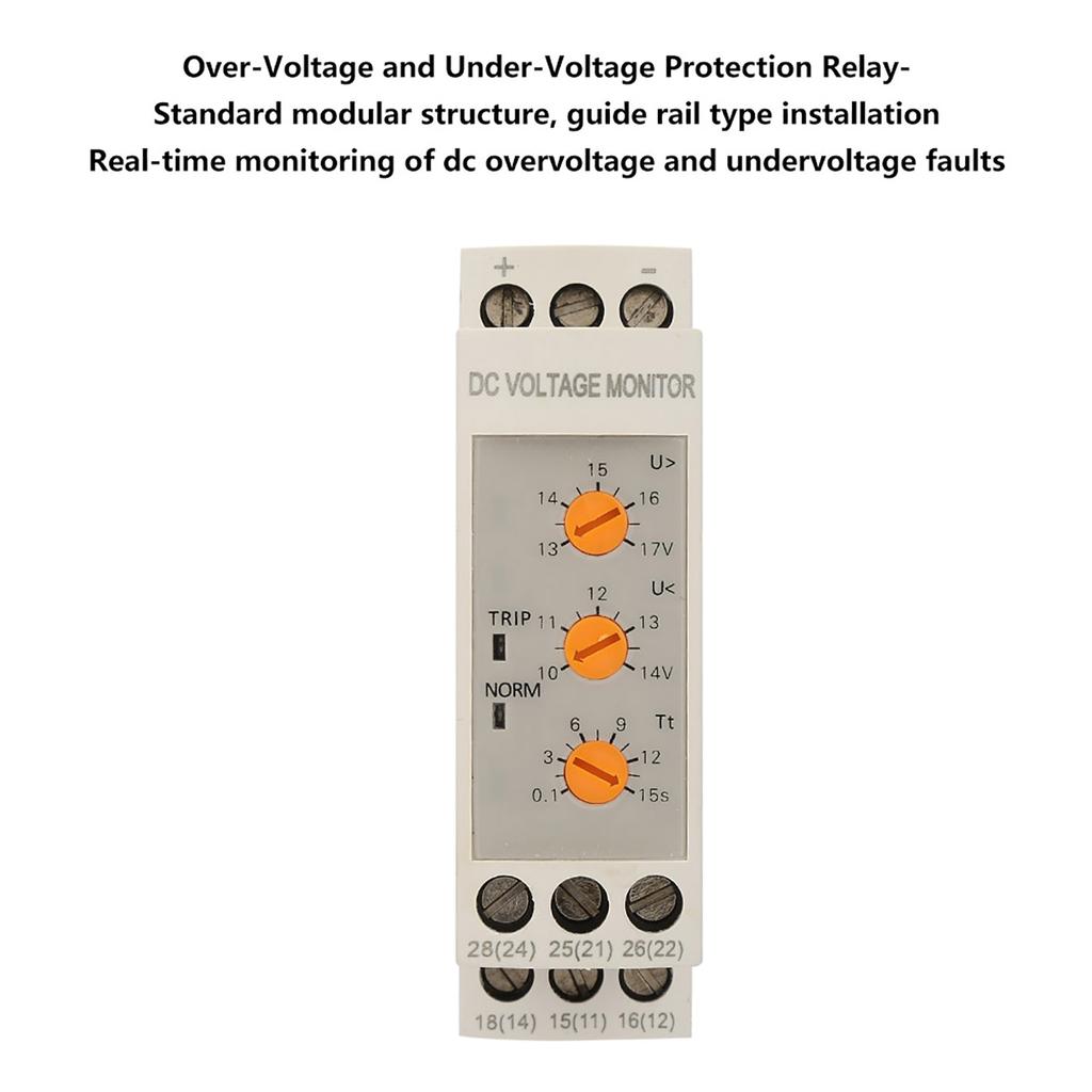 12V/24V/36V/48V Over Voltage and Under Voltage Relay Relay Motor Overvoltage Protector