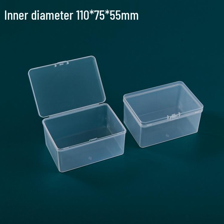 Clear Rectangular PP Plastic Organizer Box
