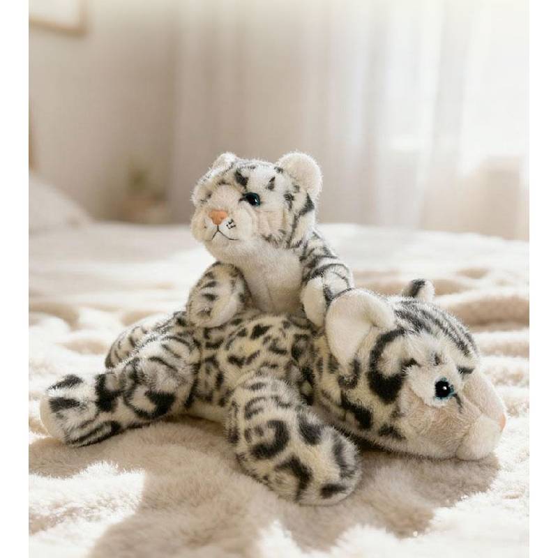 Plüsch Schneeleopard Baby Spielzeug mit PP Baumwollfüllung für Kinder Baby Geschenk