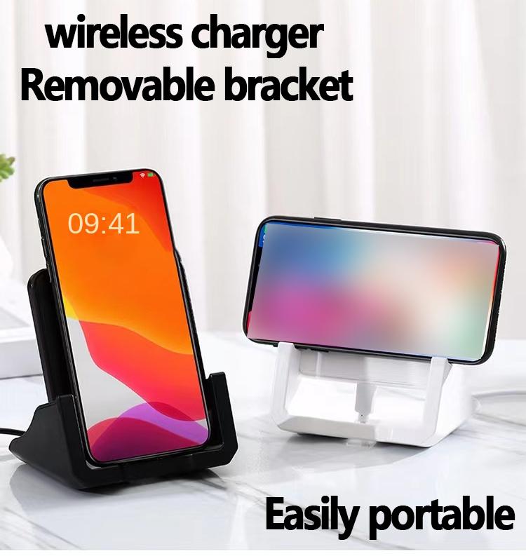 Magnetic Wireless Charger Holder Stand Desktop Slim Cell Phone Fast Charging Dock For iPhone 15 14 13 12 Samsung S23 S22 Xiaomi