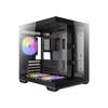 Antec CX60M ARGB Gehäuse Mini Tower Micro-ATX Temperiertes Glas Schwarz für Gaming-PC