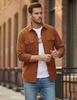 Men’s Cotton Blend Casual Full Sleeve Button-Down Shirt with Dual Flap Pockets Shirt
