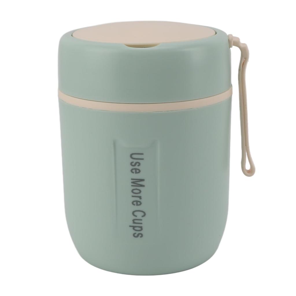 500ml Food-proof Stainless Steel Soup Container for School, Camping, Travel, Beige Color, Insulated Lu Jar Mug (EB05p28evscz-13)
