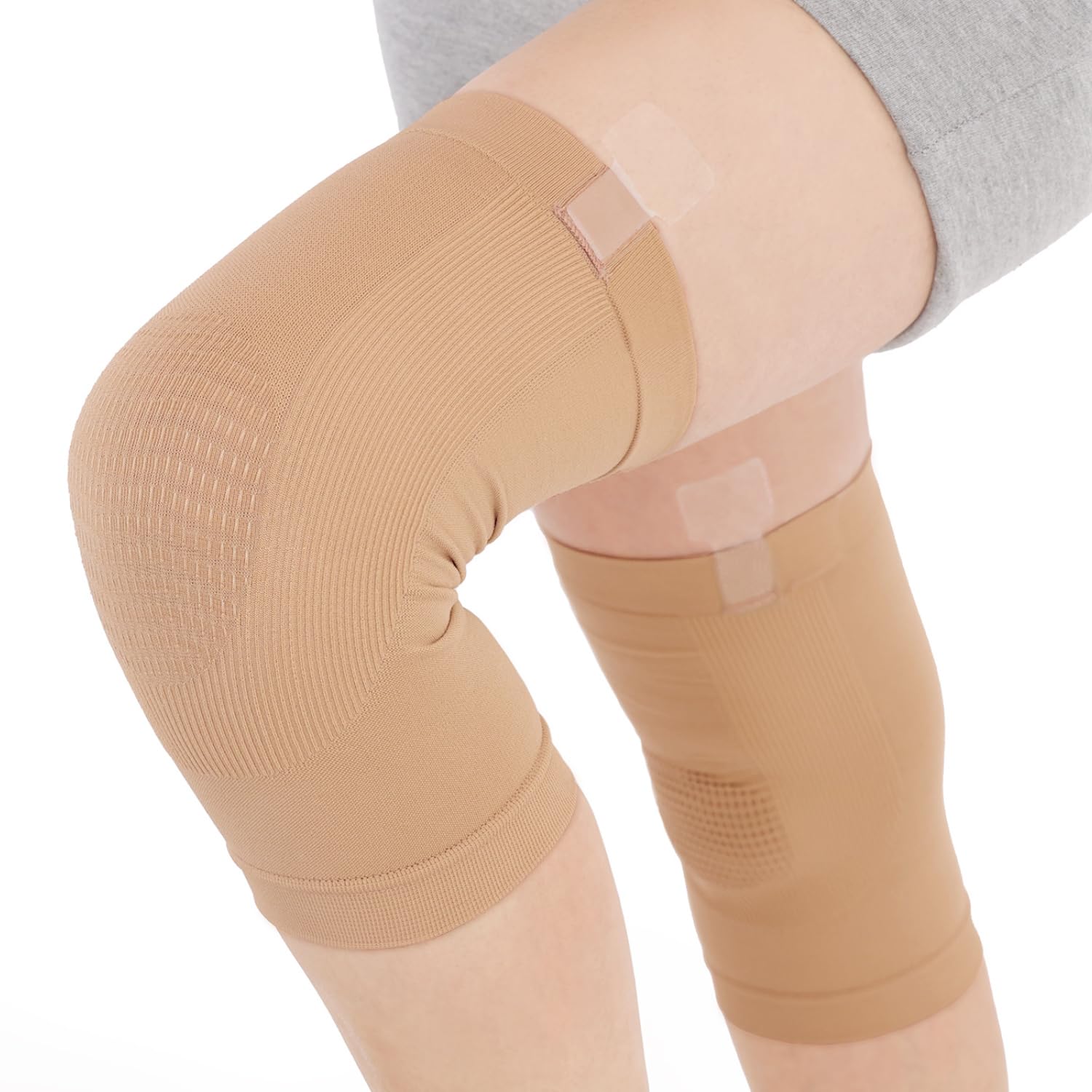 

Cyplus Knee Support Onajiichi Knee Support with Made in Japan No-Slip [2-Pack] Anti-Slip Tape, Warm, Unisex, Support,