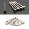 6Pcs/lot Metal Electric Guitar Accessories Screws Round Head Bridge Tail Screws