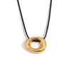 Heart Pendant Necklace Titanium Steel Women Layering Chain Light Luxury Elegant Jewelry Gift for Her