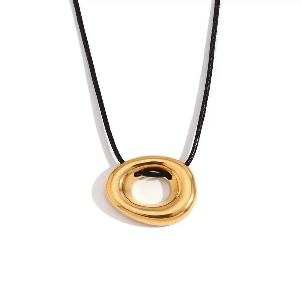 Heart Pendant Necklace Titanium Steel Women Layering Chain Light Luxury Elegant Jewelry Gift for Her