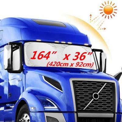 Semi Truck Front Windshield 4 Side Window Sunshade Super Jumbo Sun Shade Visor