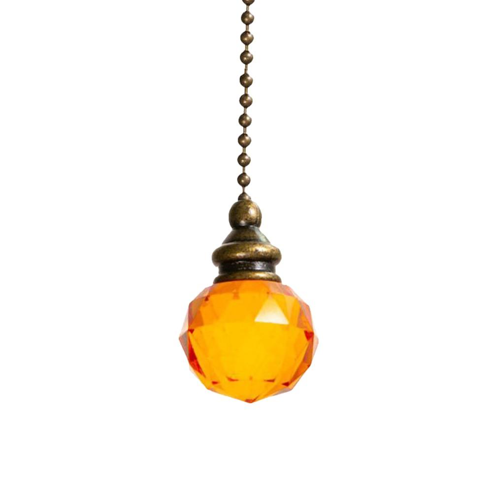 Crystal-Style Designer Bathroom Toilet Pull Chain Cord Handle For Light Switch