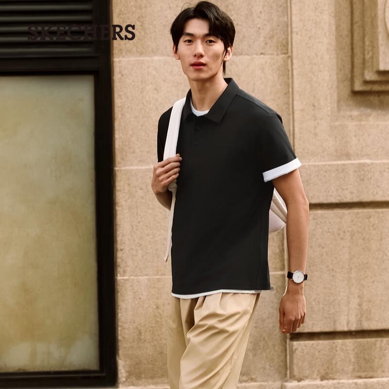 Skechers Men's Short Sleeve Breathable Polo Shirt