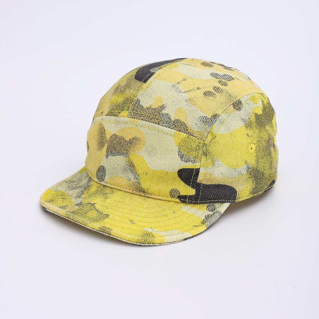 New American Style Dirty Camouflage Solid Color Short Brim Baseball Cap Men Women Outdoor Street Hip Hop 5-Panel Skateboard Cap