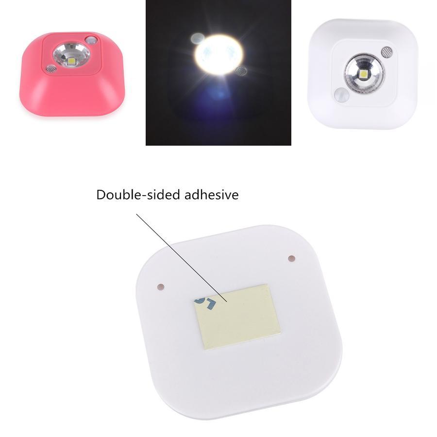 Motion Sensor Led Night Light Auto On Off Cabinet Hallway Home Decor Gift